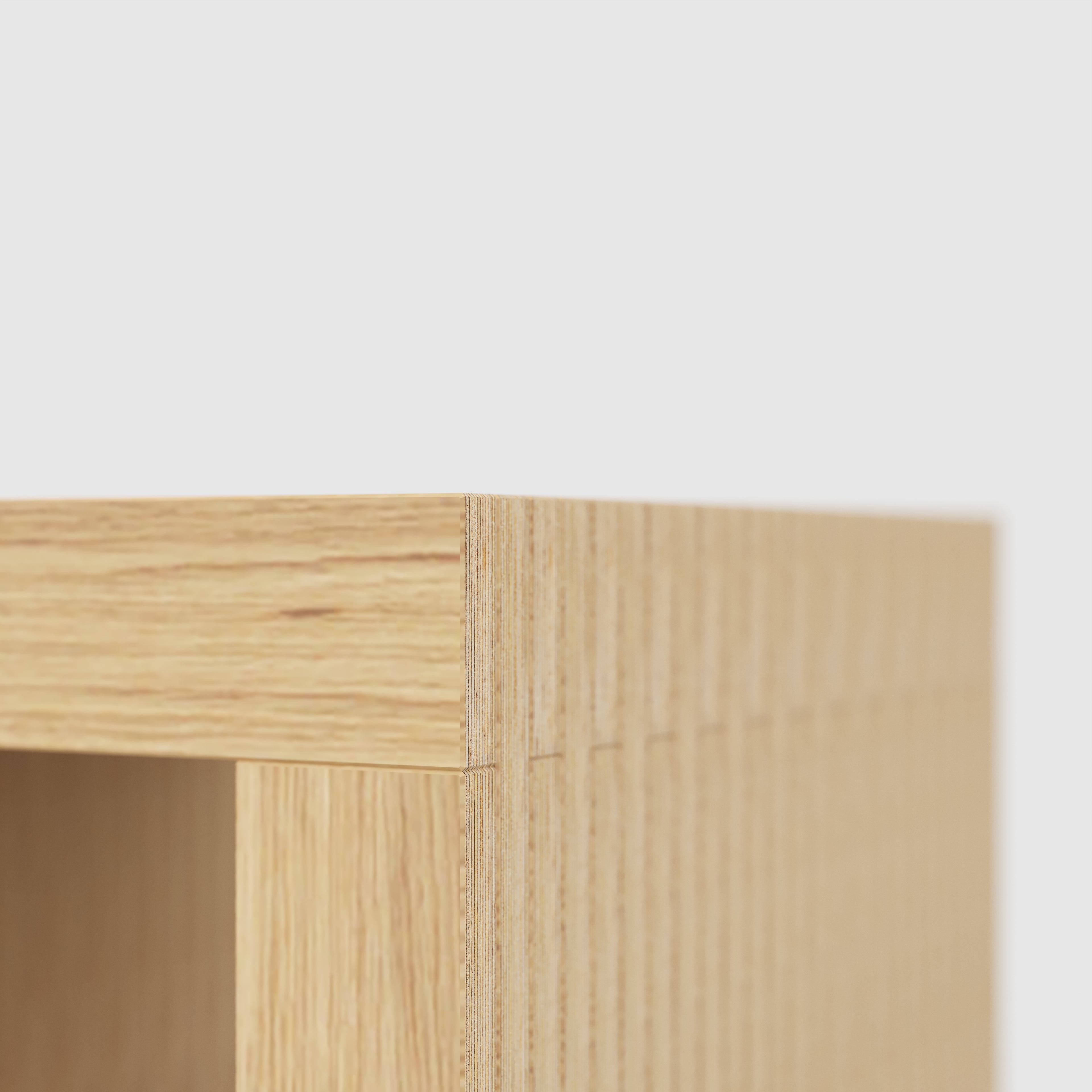 Stool with Slats - Plywood Oak - 450(w) x 462(d) x 450(h)