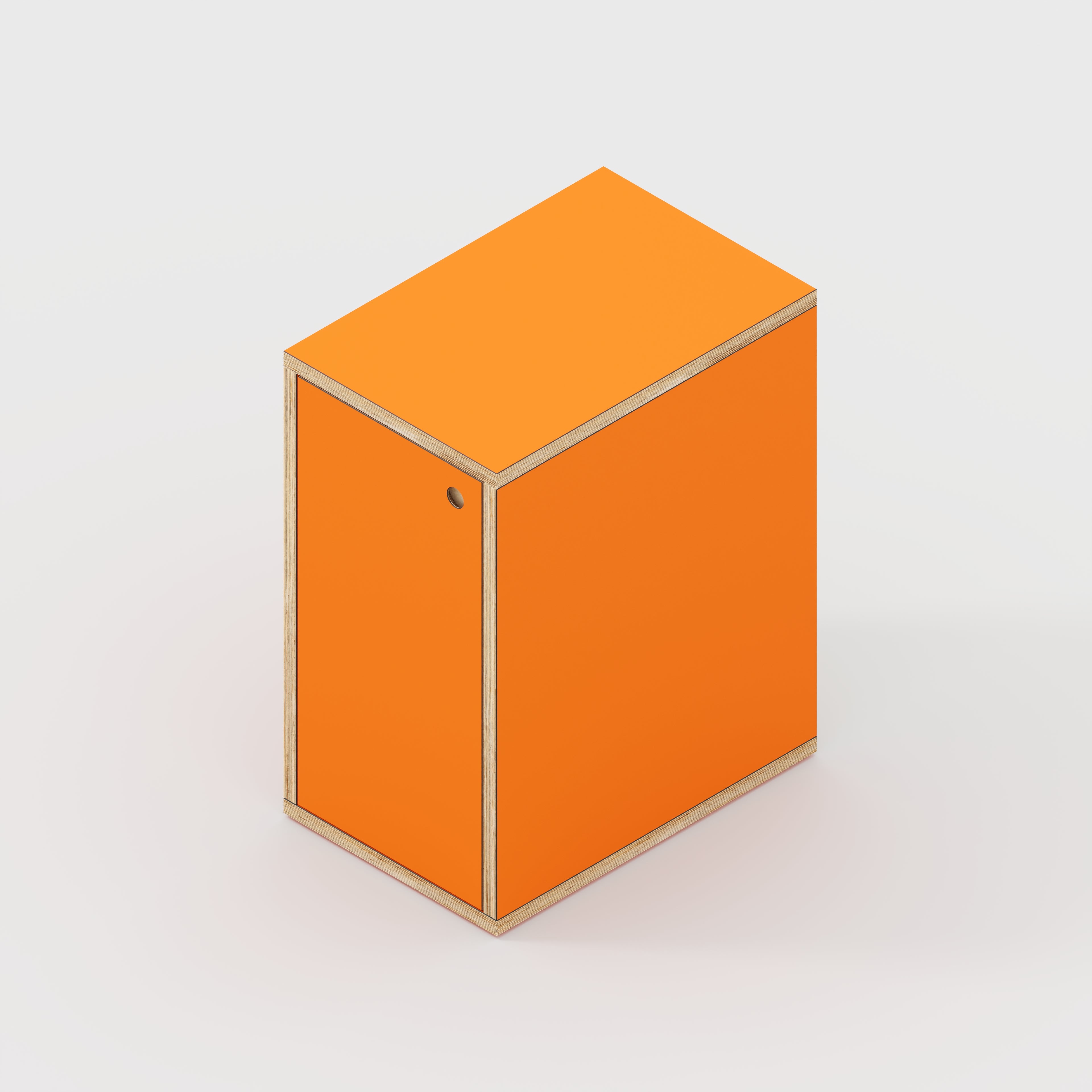 Storage with Doors - Formica Levante Orange - 400(w) x 600(d) x 750(h)