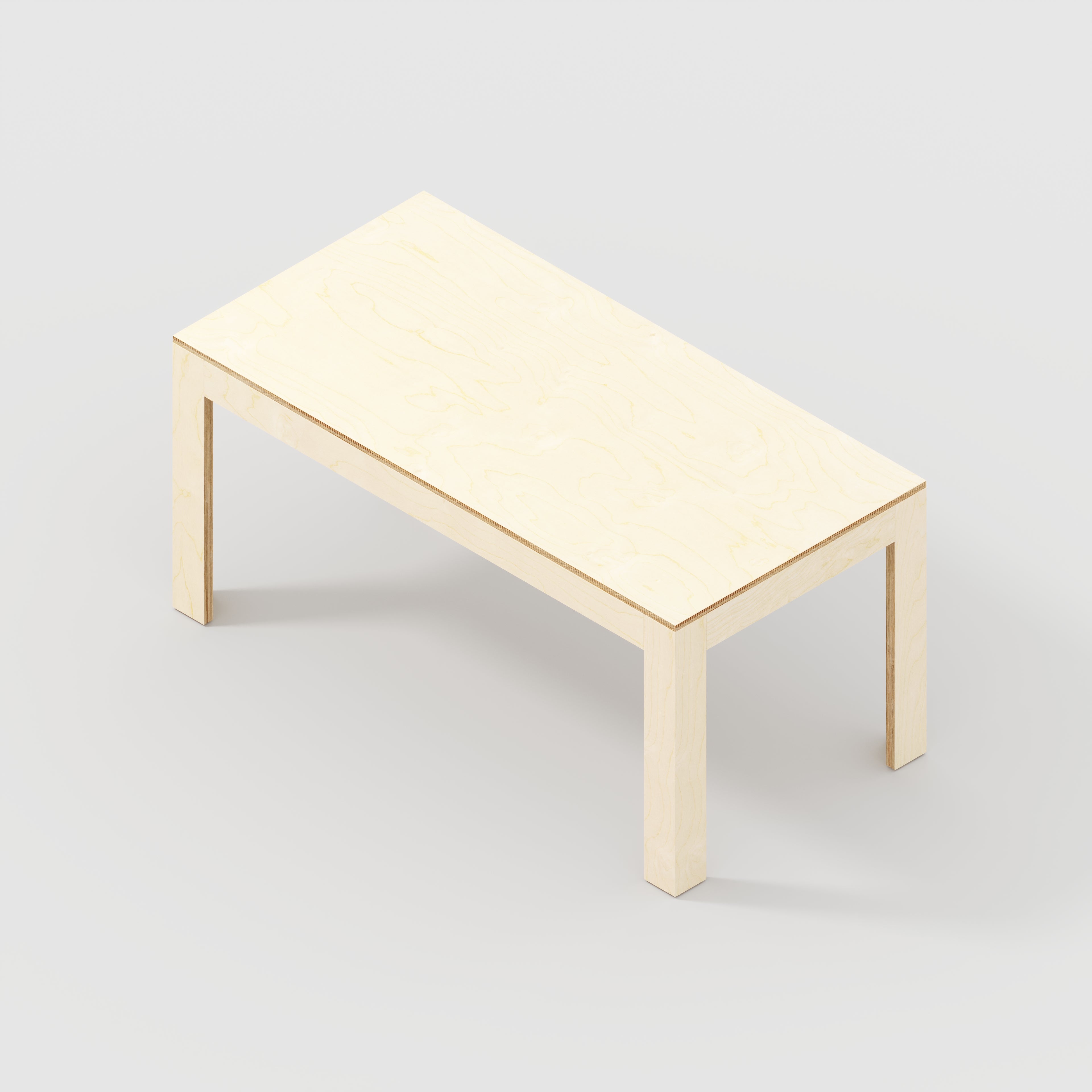 Table with Solid Frame - Plywood Birch - 1600(w) x 800(d) x 750(h)