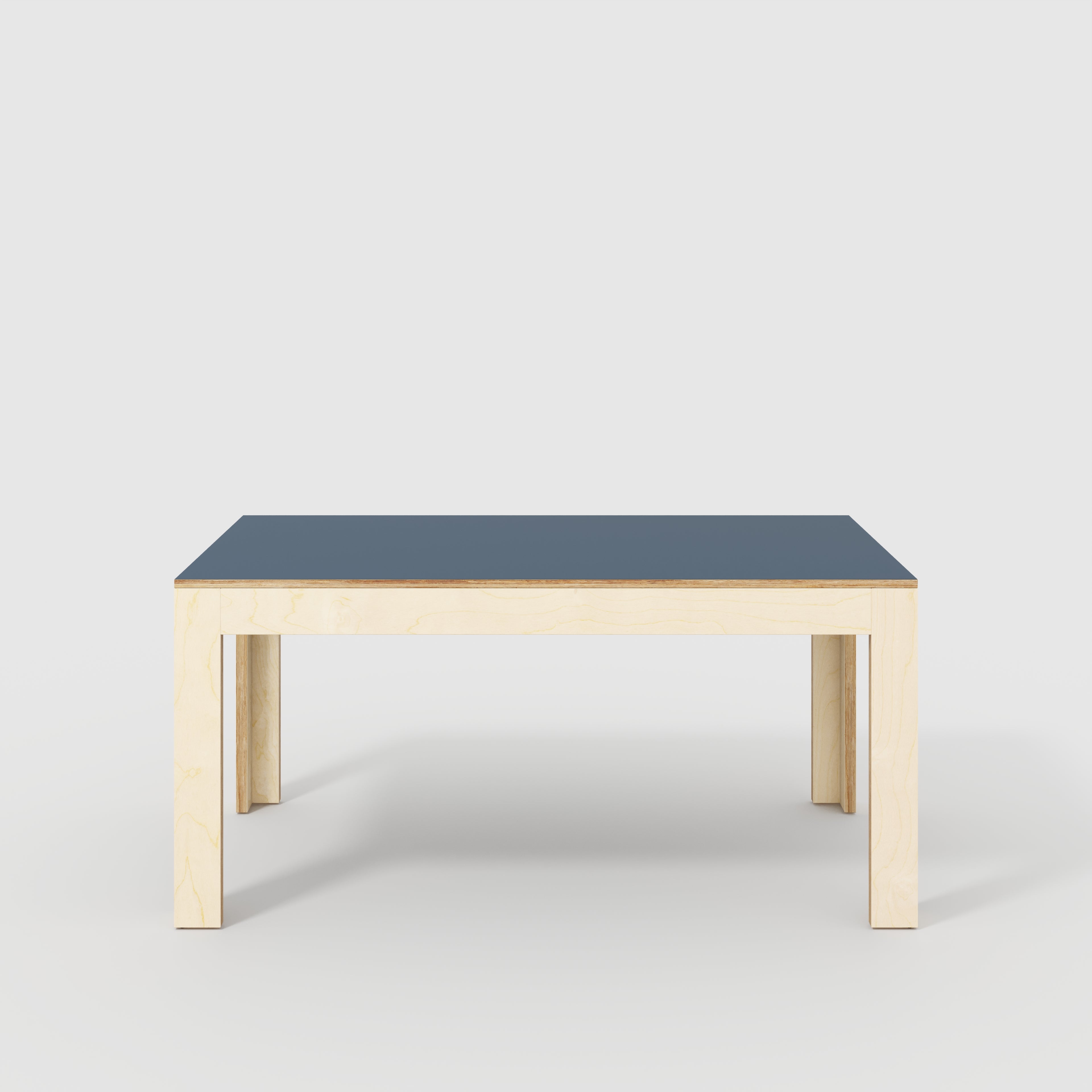 Table with Solid Frame - Formica Night Sea Blue - 1600(w) x 800(d)