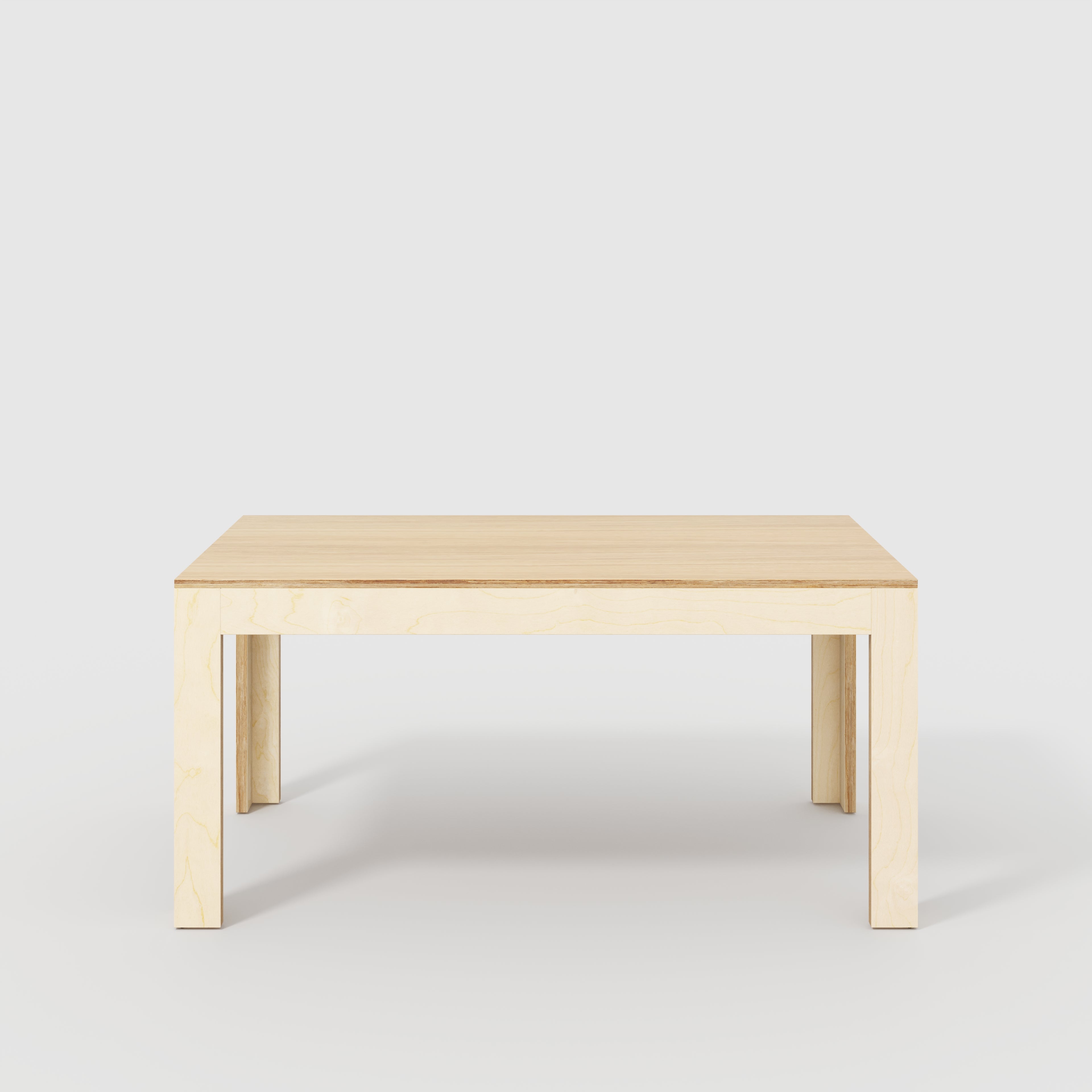 Table with Solid Frame - Plywood Oak - 1600(w) x 800(d) x 750(h)