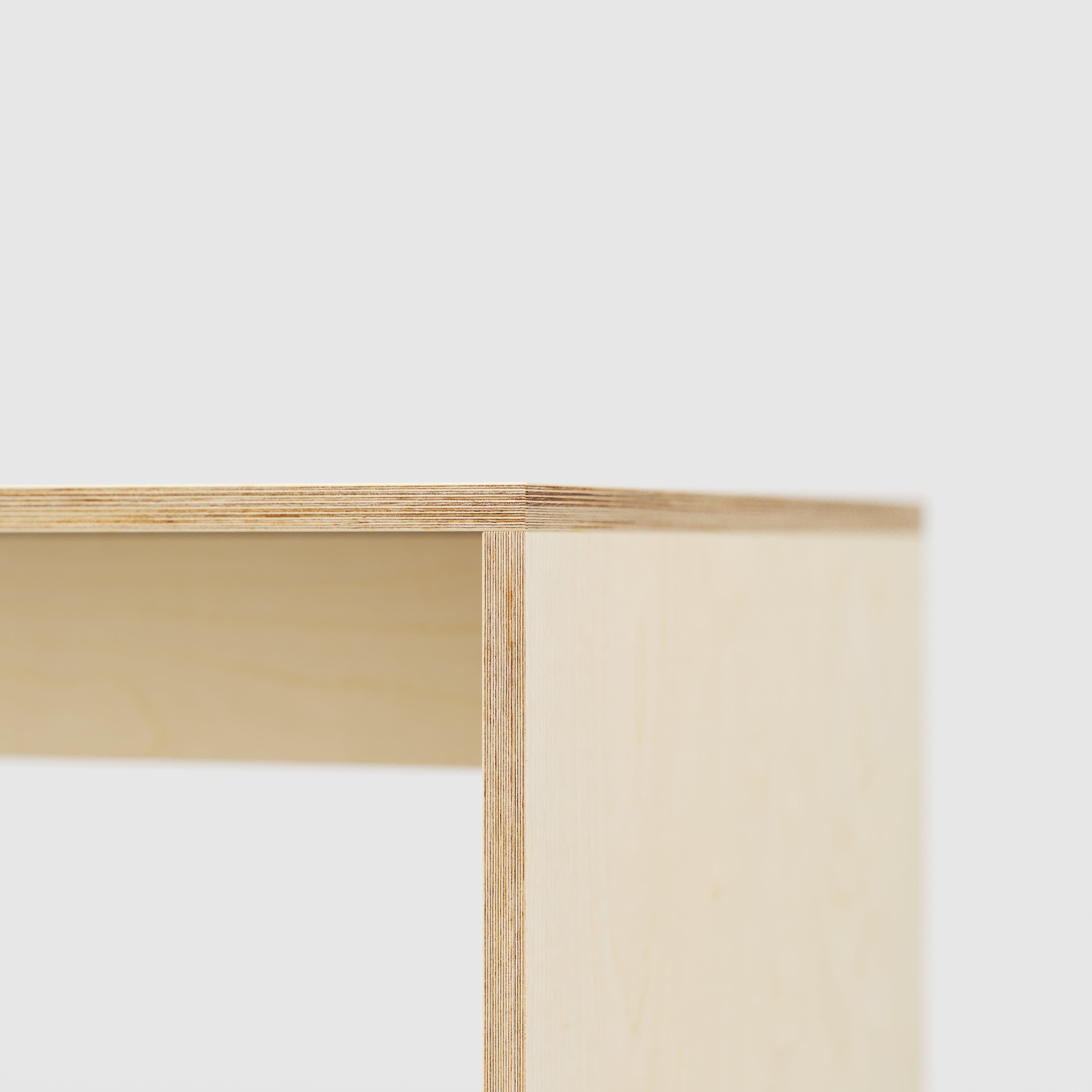 Table with Solid Sides - Plywood Birch - 2000(w) x 1000(d) x 750(h)