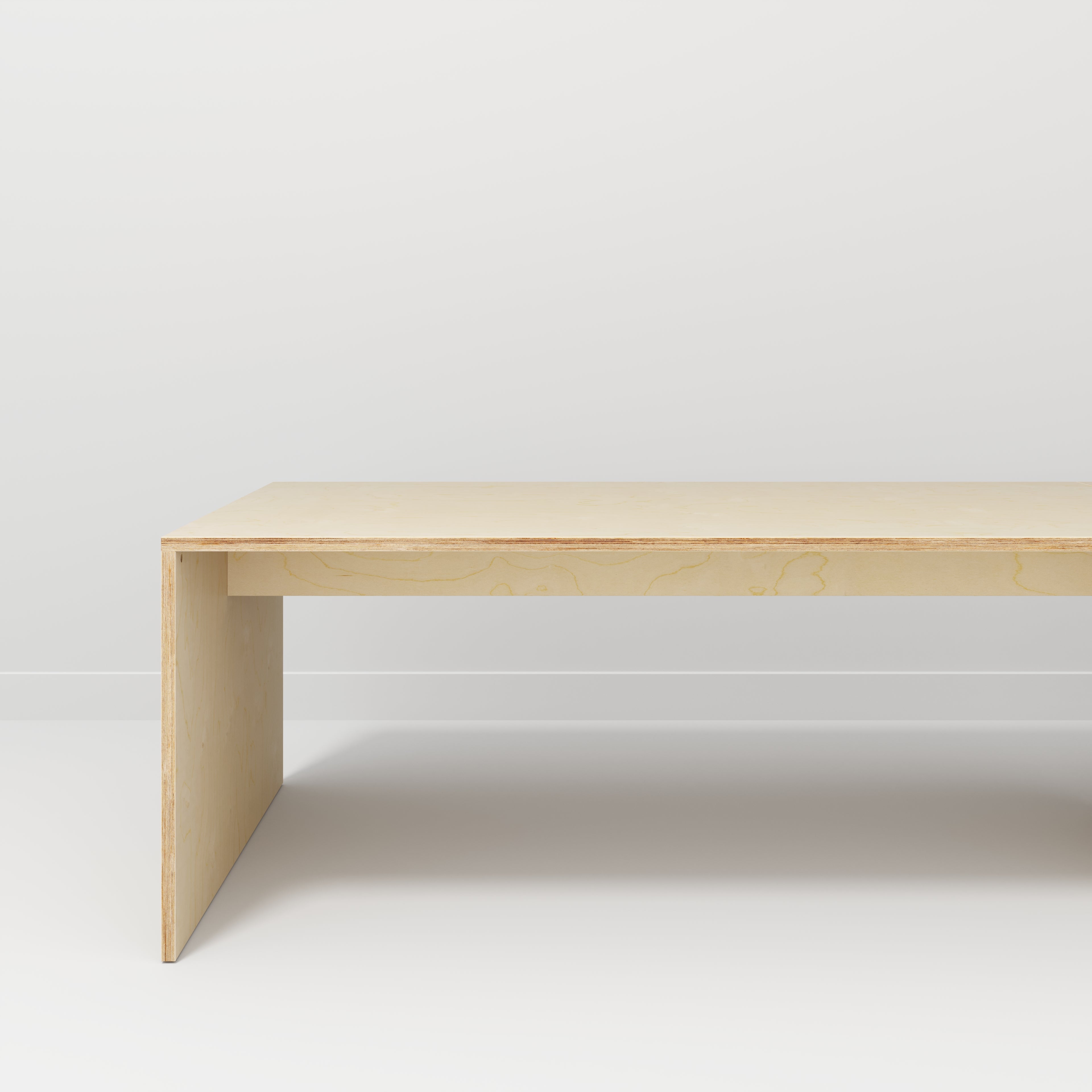 Custom Plywood Table with Solid Sides (Large)