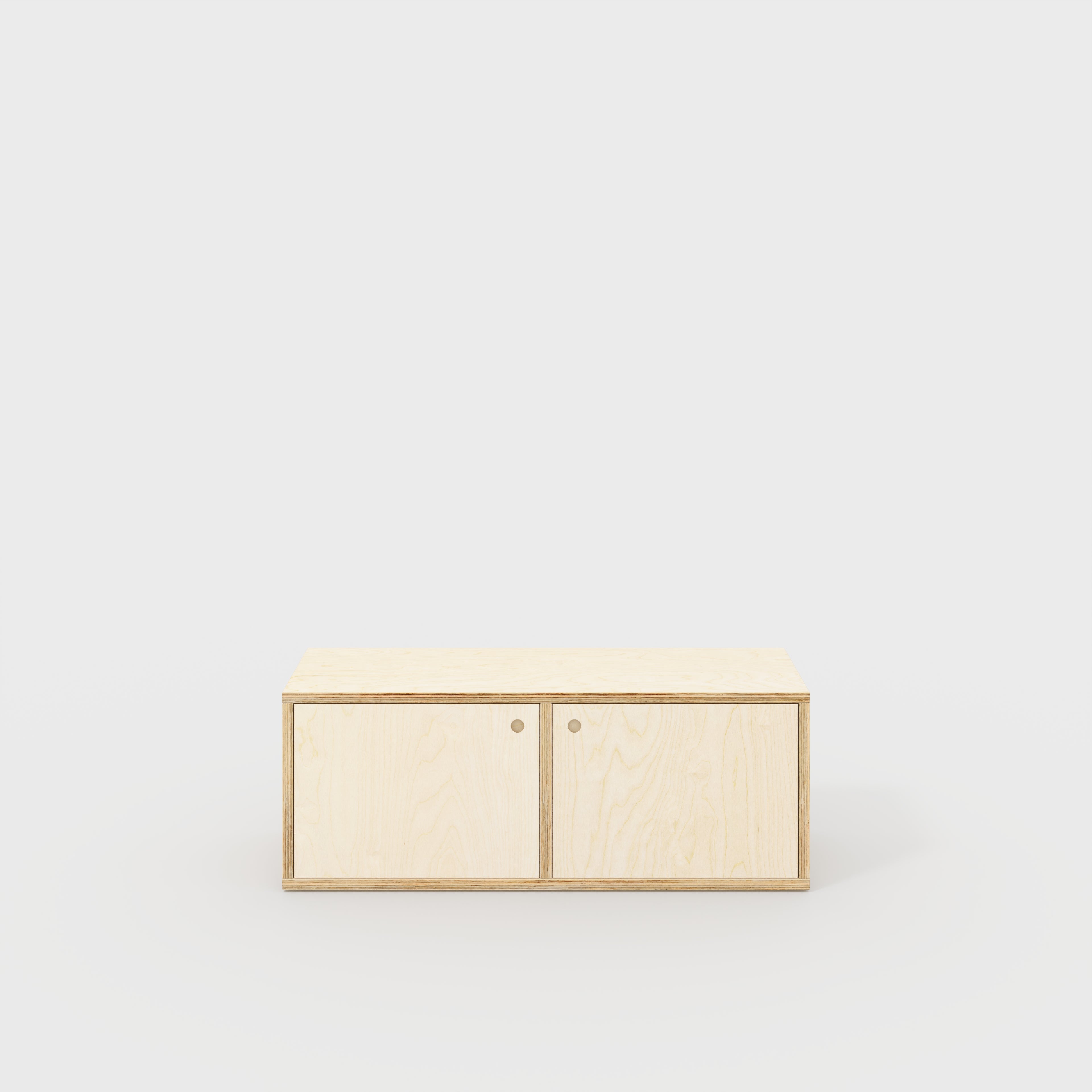 Storage with Doors - Plywood Birch - 1200(w) x 400(d) x 450(h)