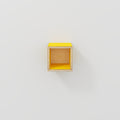 Wall Hung Box Storage - Formica Chrome Yellow - 300(w) x 300(d) x 300(h)