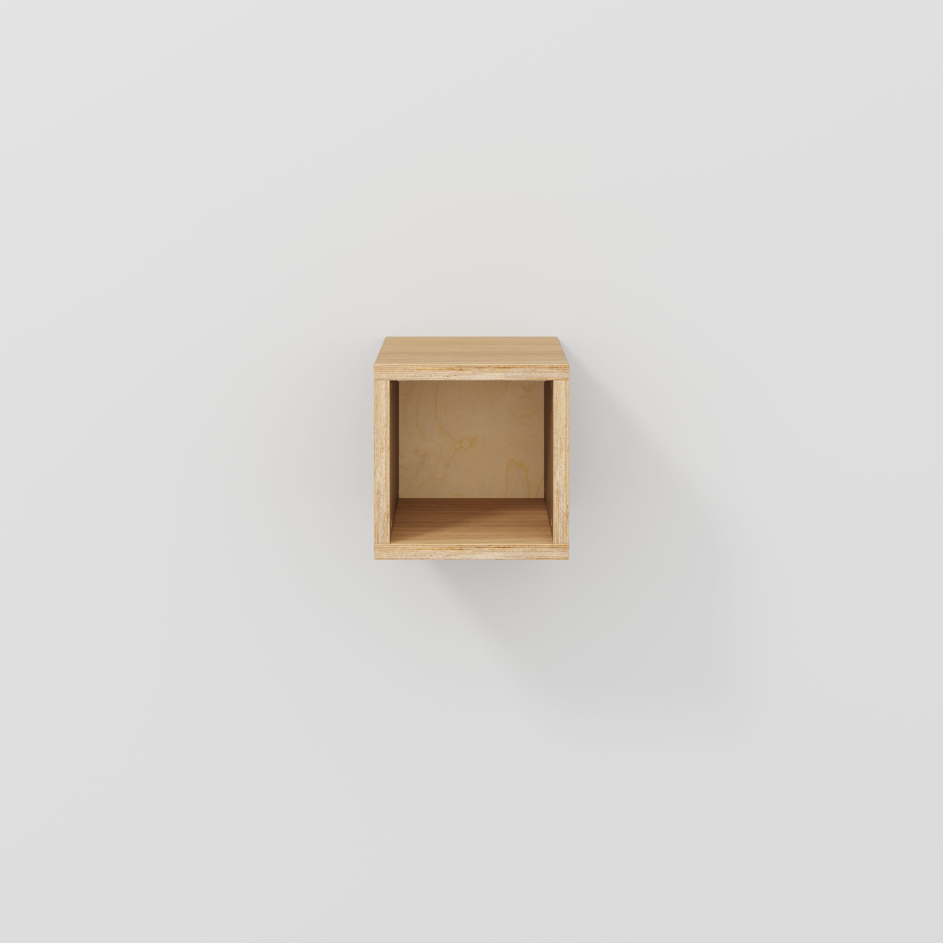Wall Hung Box Storage - Plywood Oak - 300(w) x 300(d) x 300(h)