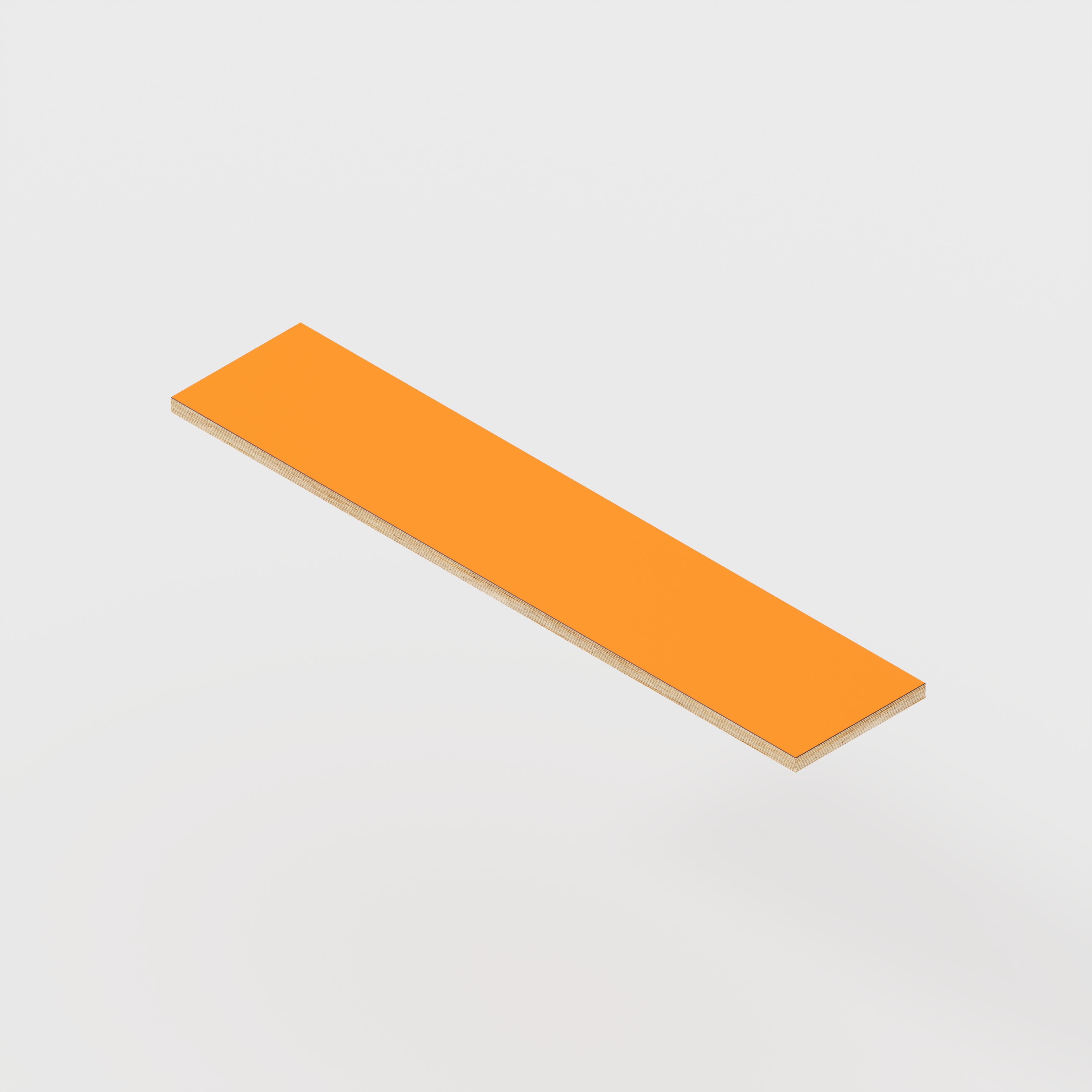 Plywood Shelf - Formica Levante Orange - 1600(w) x 250(d) - 24mm