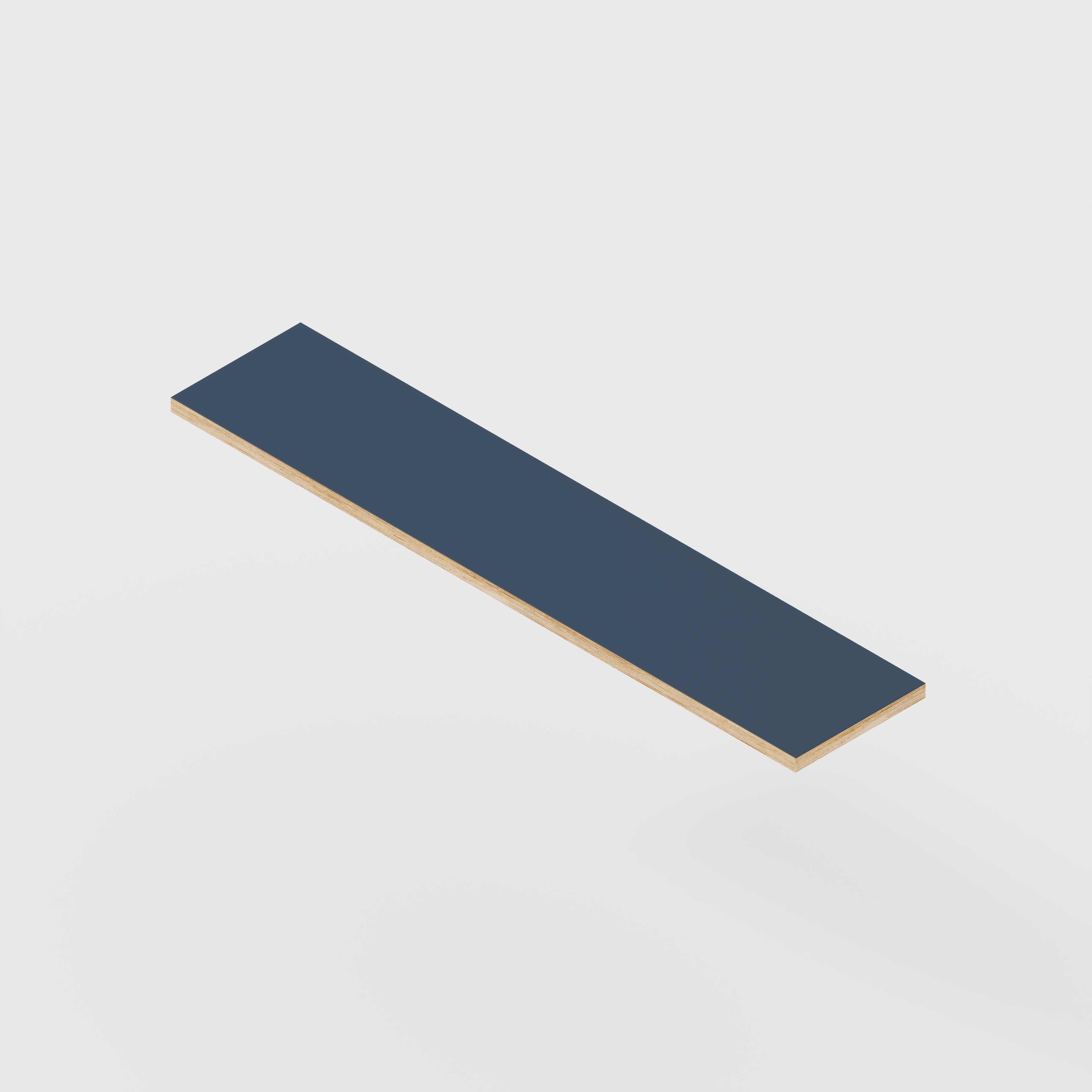 Plywood Shelf - Formica Night Sea Blue - 1600(w) x 250(d) - 24mm
