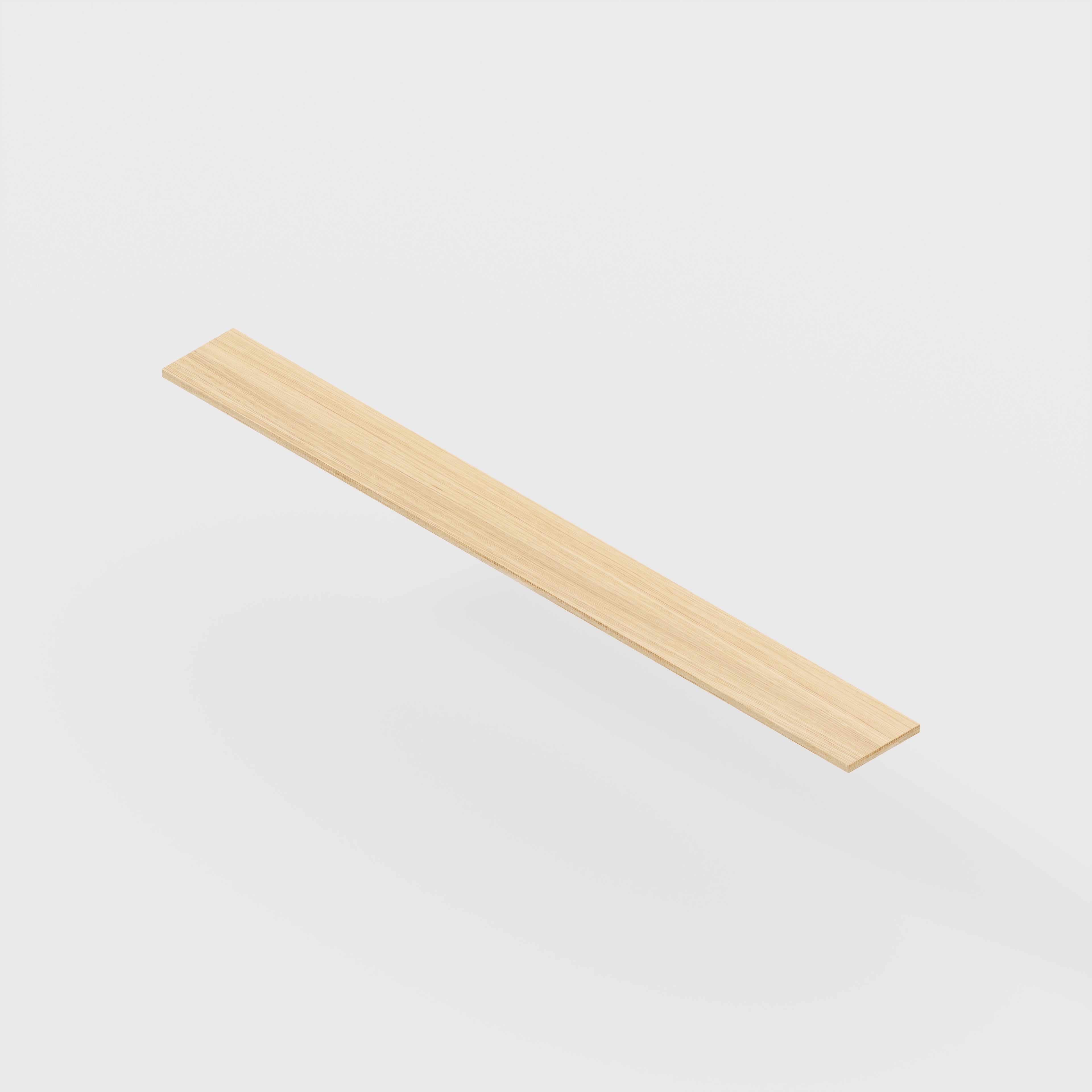 Plywood Shelf - Plywood Oak - 2400(w) x 250(d) - 24mm