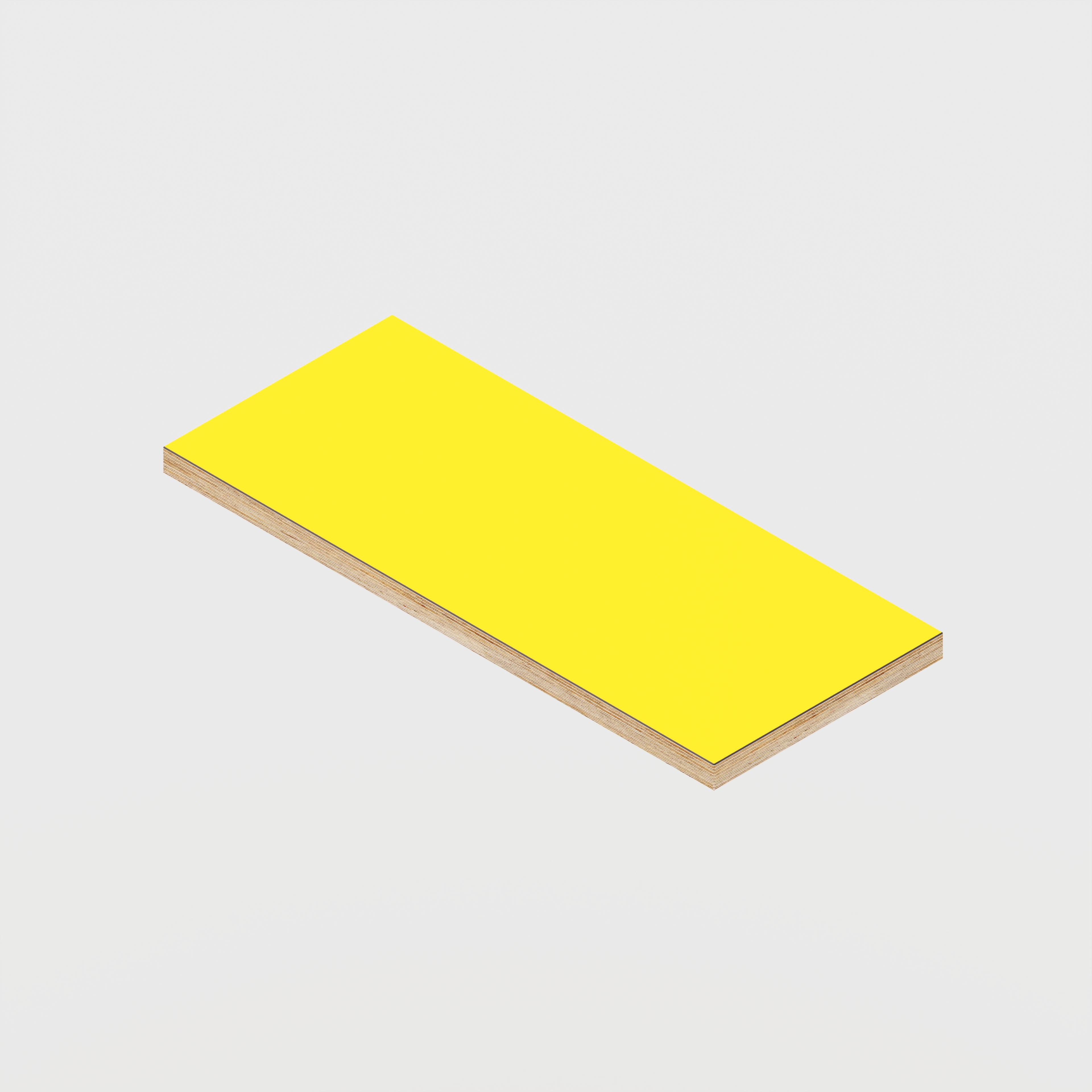 Shelf - Formica Chrome Yellow - 600(w) x 250(d)