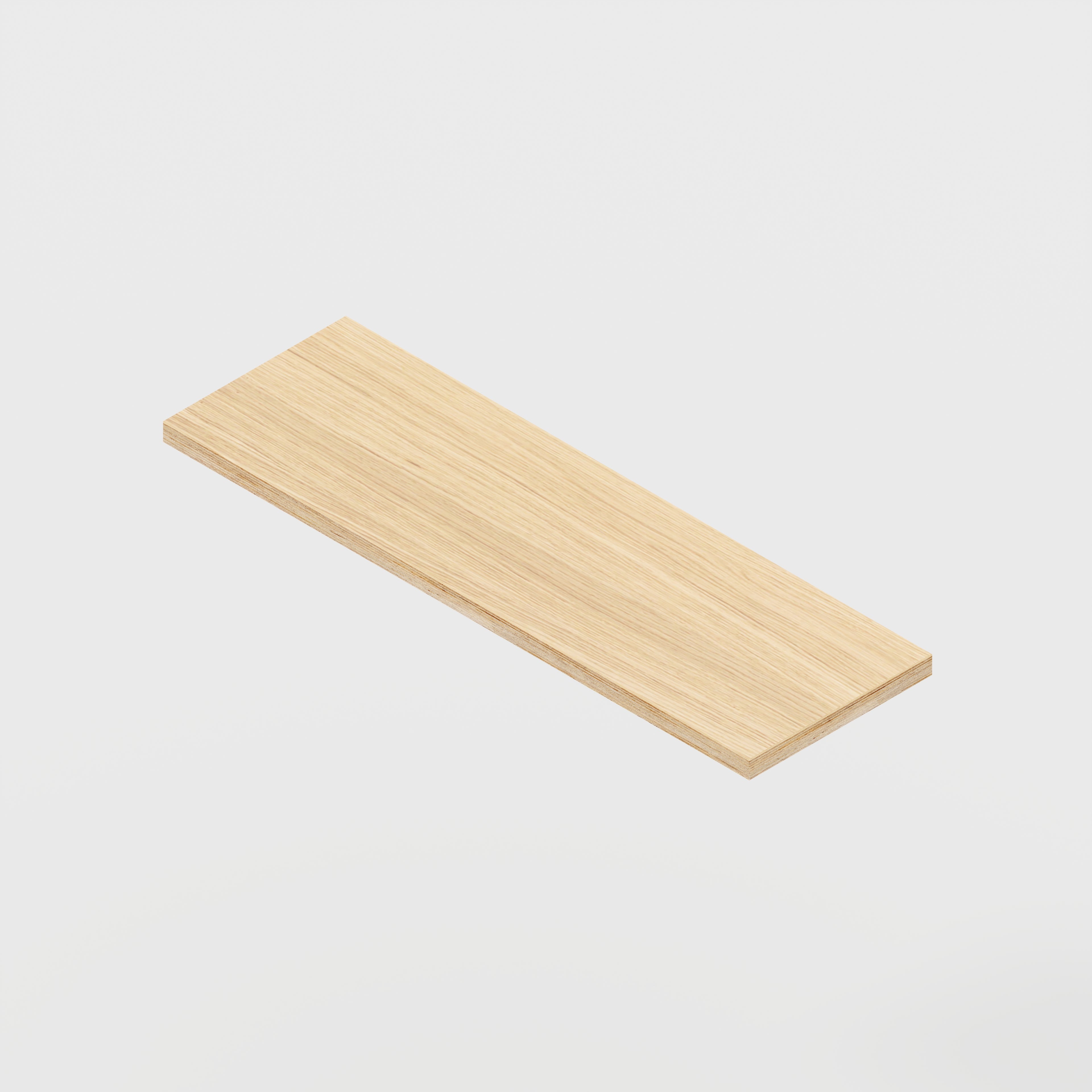 Plywood Shelf - Plywood Oak - 900(w) x 250(d) - 18mm