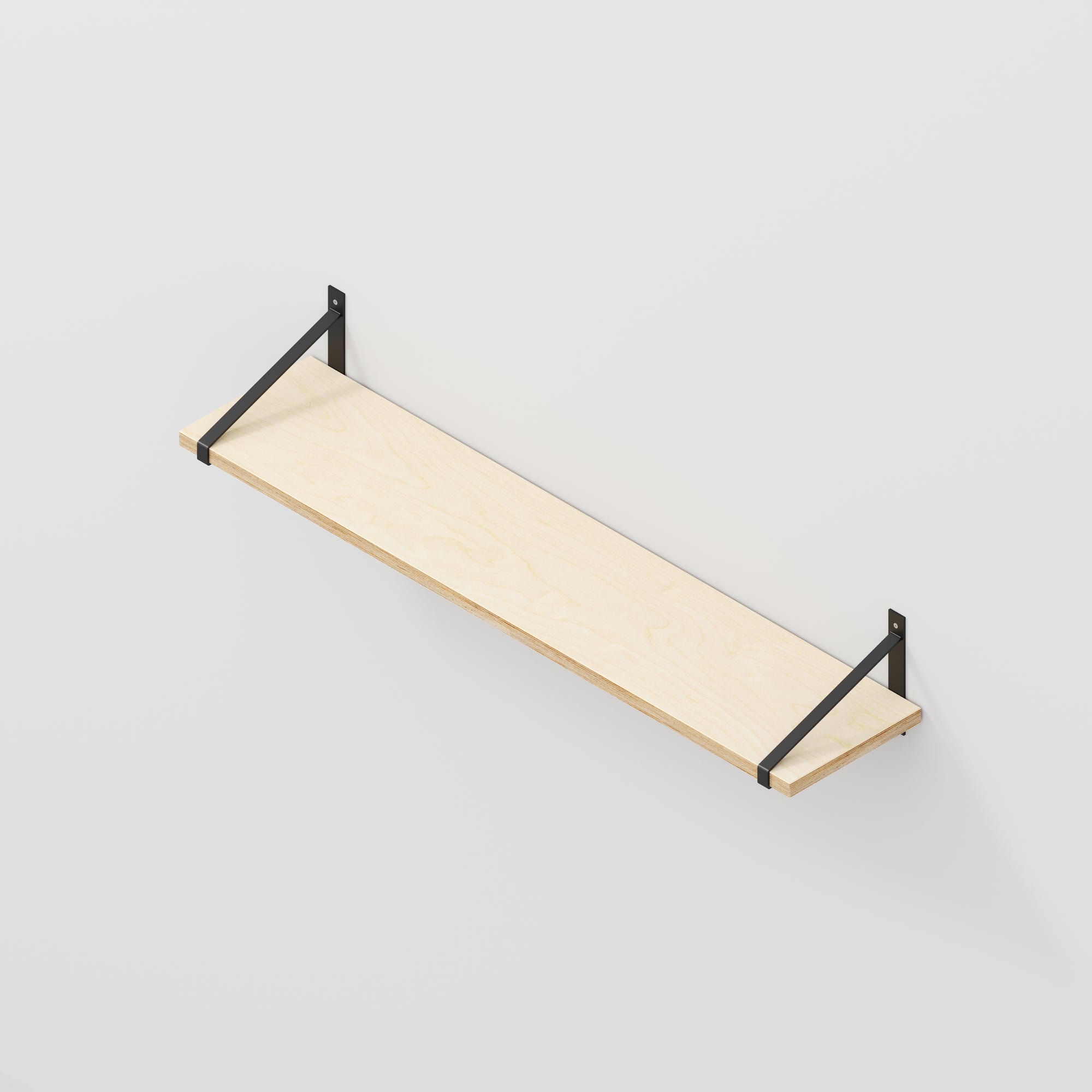Made in Ply | Custom, Made to Measure Plywood Wall Shelf with Brackets