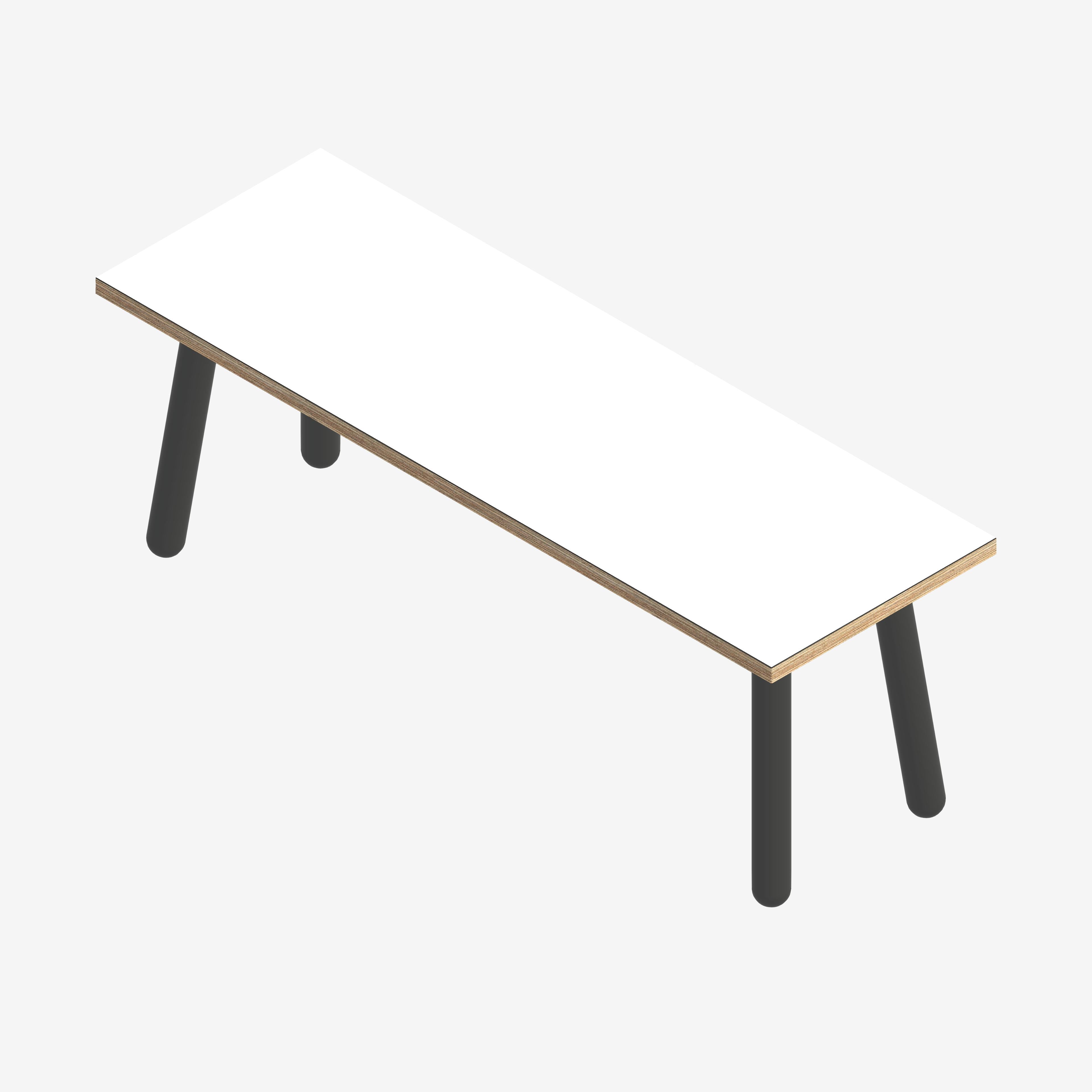 Custom Made to Measure Plywood Bench Seat with Single Pin Legs