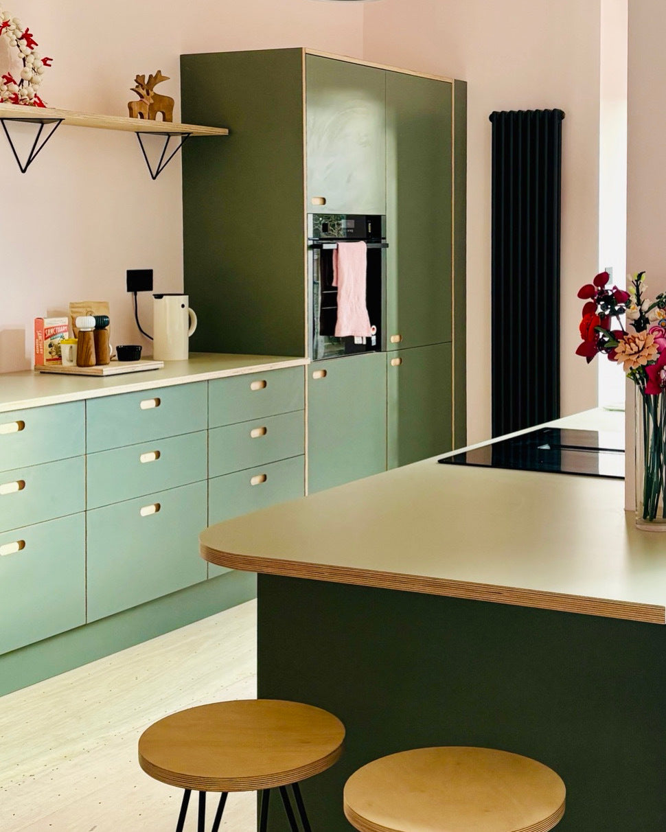 custom plywood kitchen