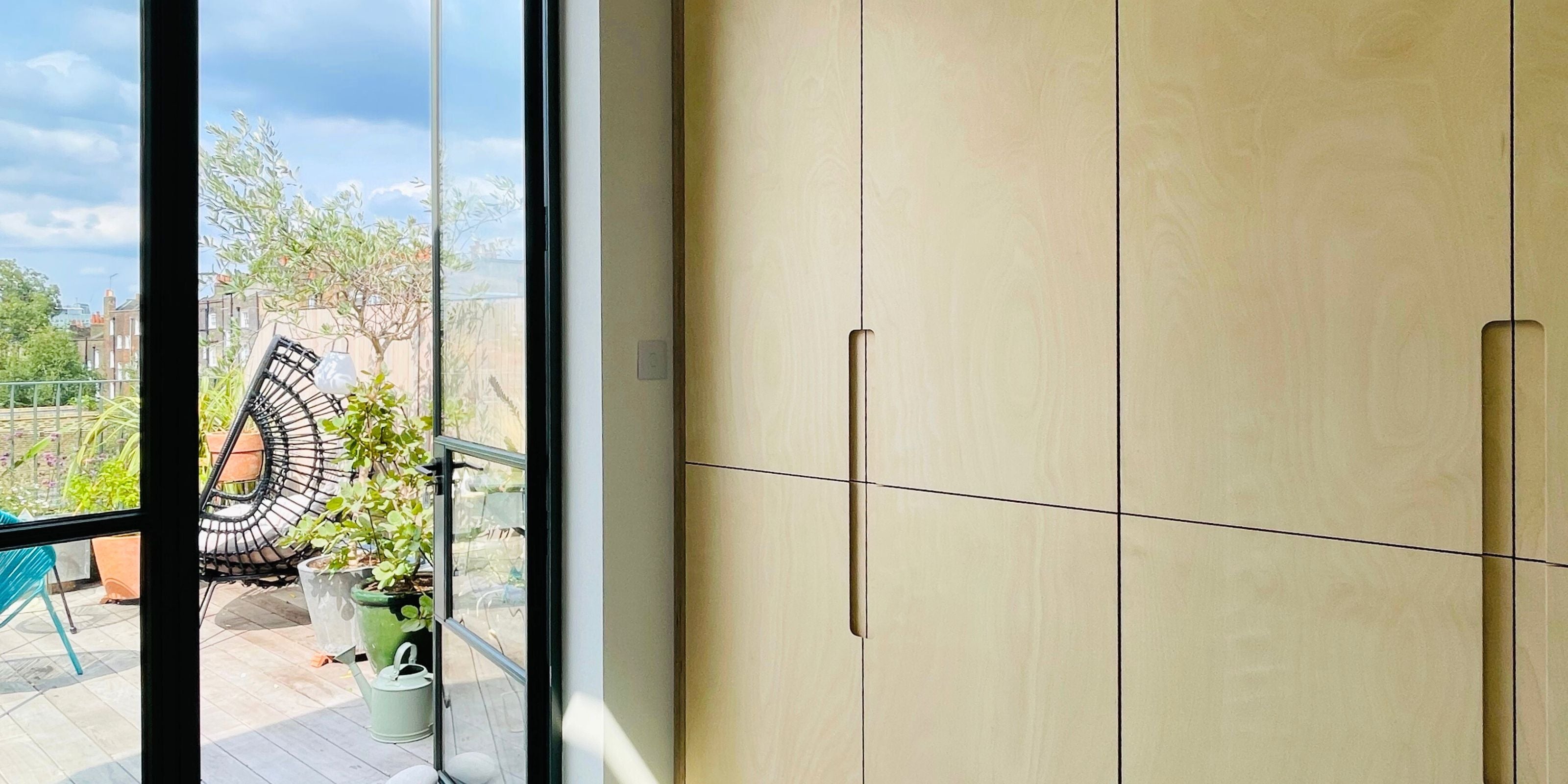 made in ply IKEA kitchen fronts