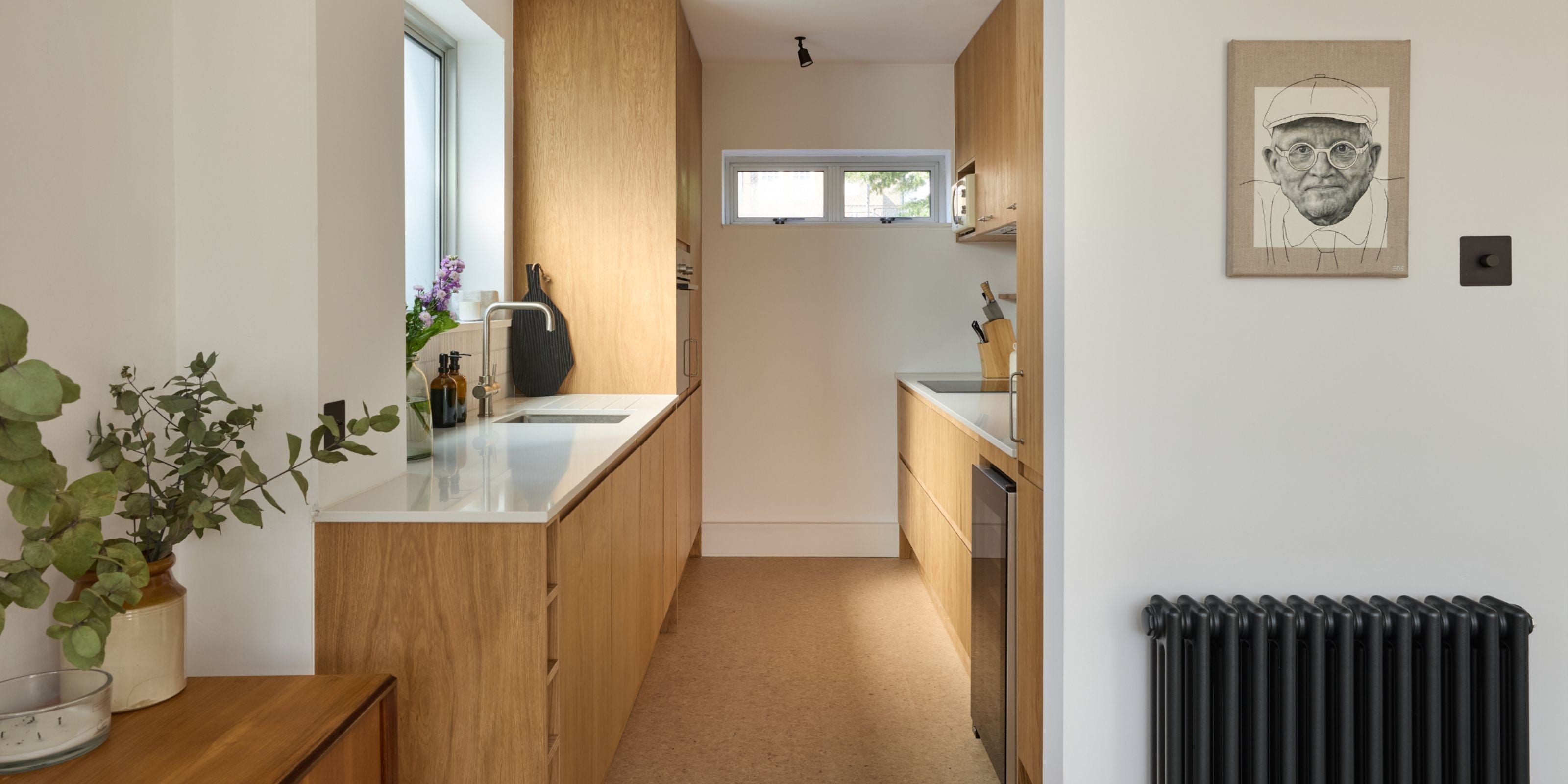 made in ply Howdens kitchen fronts