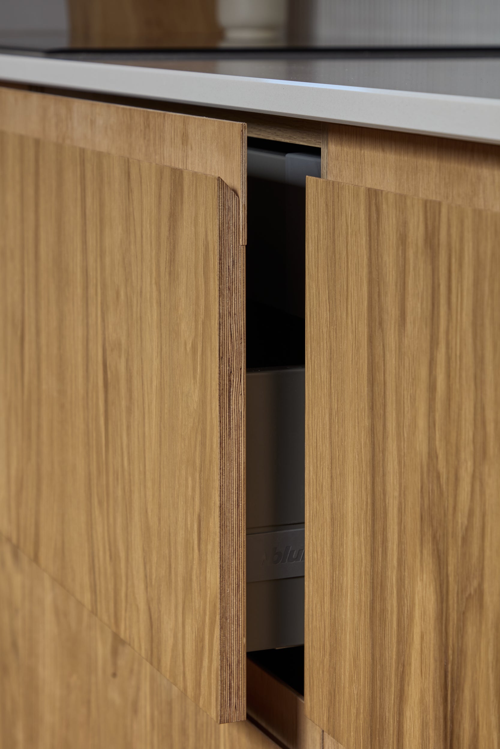 oak plywood kitchen howdens upgrade