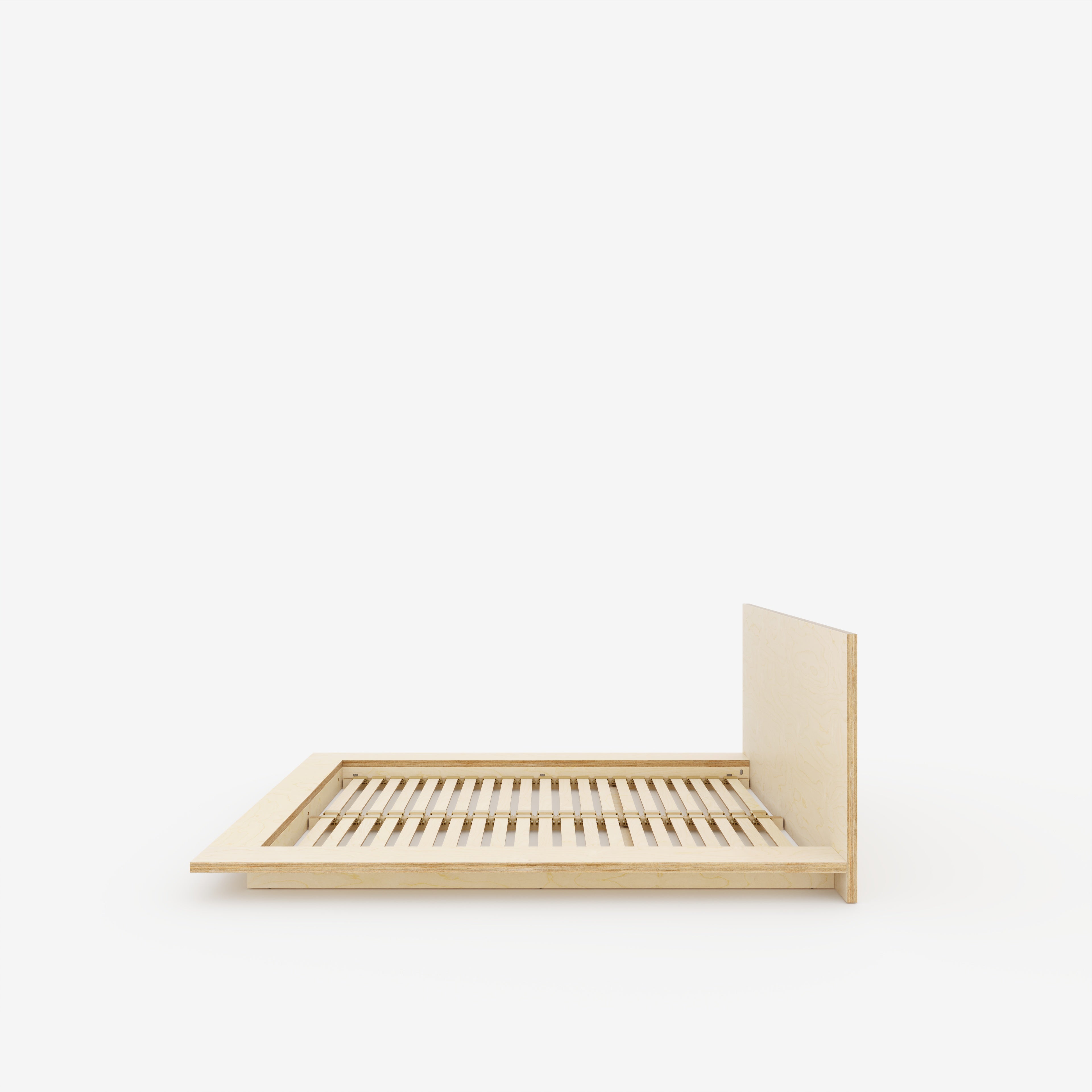 Custom Plywood Platform Bed