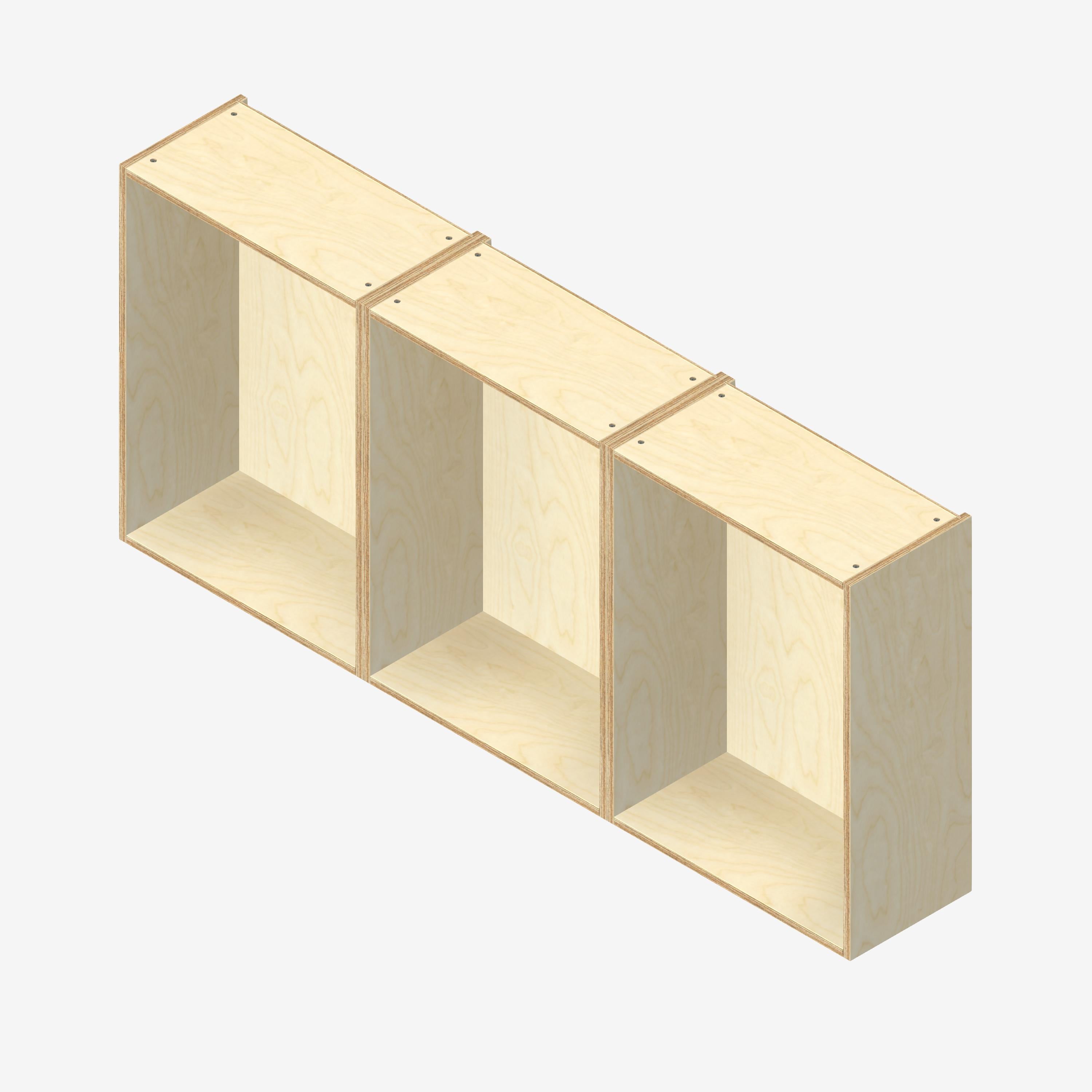 Custom Plywood Wall Cabinet Frame